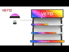 VETO 35 Inç Ultra Geniş Dijital Rafa DGE Reklam Ekranı 4k Bar LCD Ekranı Süpermarket için
