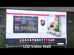 Ekleme Ekranı Dar Çerçeveli LCD Video Duvar Ekranı 55 İnç Yüksek Çözünürlük
