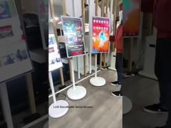 21.5/27/32 Inch Akıllı Dokunmatik Ekran Kablosuz Ekran Android LCD Monitör Stand By Me TV