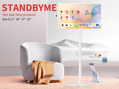 VETO 27 inç Android dokunmatik ekran taşınabilir televizyon 2K akıllı mobil ekran 5 veya 9 saatlik pil ile