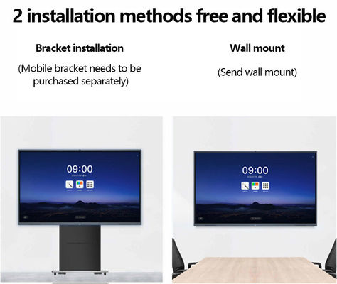 65 75 86 inç etkileşimli düz panel ekranı