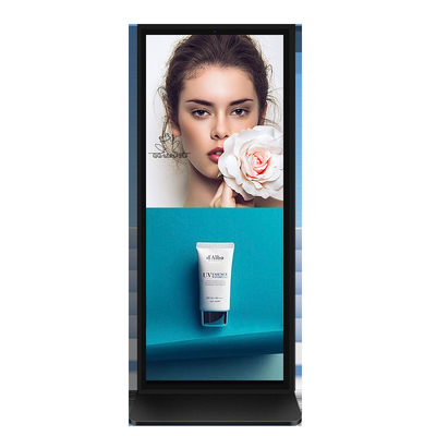 VETO 65 75 inç Özel Boyut Tam Ekran Dijital Tabela 4k İç mekan LCD Reklam Kiosku Dikey Totem