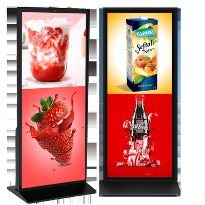 70 inç İçeriye Dokunmatik Ekran Totem, 178° Görme açısı LCD Reklam Kiosku