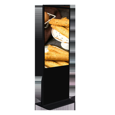 İç mekan FHD LCD Akıllı Reklam Ekranı Zemin Stand Dijital İşaret Dokunmatik Ekran Kiosk