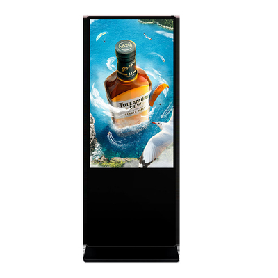 43 Inç Yer Durağı Dijital Sigange LCD Reklam Ekranı Kiosk Totem Monitörü