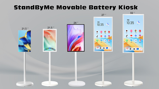 VETO 32 Inç Android Portable Smart TV LCD 5H Pil Süresi LCD Dijital Ekran Kablosuz Dokunmatik Ekran