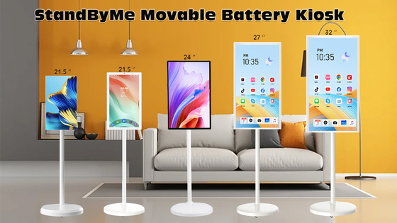 Kablosuz Akıllı Taşınabilir TV 21.5-32 Inch HD Android Interactive Touch LCD Ekranı