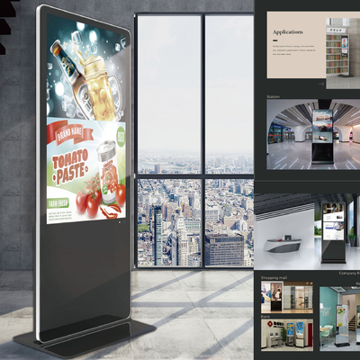 VETO 43 Inch Yere Duran Dijital İşaret Reklam Kiosku 7*24 Otomatik Medya Oyuncusu