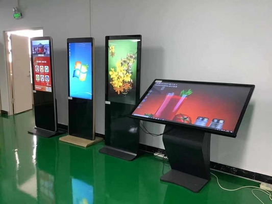 VETO 43 49 55 Inch İçerideki Alışveriş Merkezi LCD Ekran Yer Duran Dijital Tabela Totem Reklam Oyuncusu