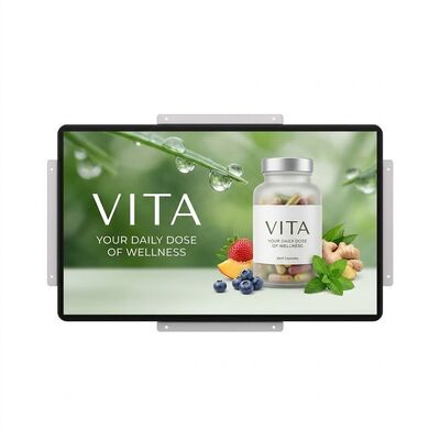 Kalite VETO 21.5 27 32 Inch Indoor HD Açık Çerçeve LCD Ekran Yerleşik Reklam Menü Tablosu fabrika