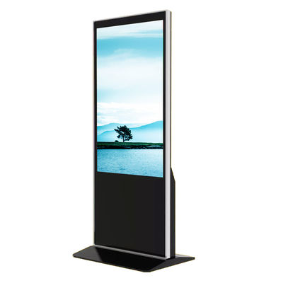 VETO 43 49 55 Inch Android Yer Durağan Dijital Kiosk 4K Çözünürlük İçerideki LCD Reklam Video Oyuncuları Dokunmatik Ekran