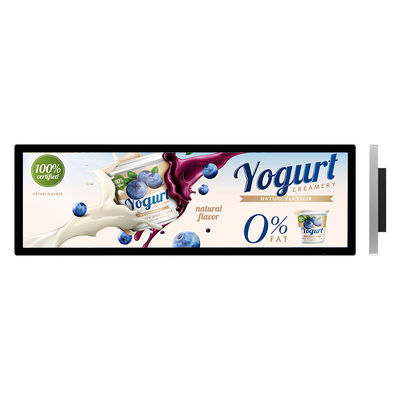 VETO 23.1 28 29 35 inç Gerilmiş Çubuk LCD Ekranı Ultra İnce Çubuk Rafa Reklam Dijital Tabela