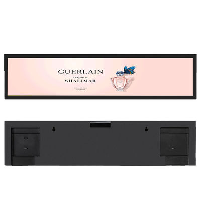 VETO 35 Inç Ultra Geniş Dijital Rafa DGE Reklam Ekranı 4k Bar LCD Ekranı Süpermarket için