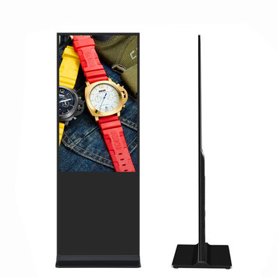 VETO 65 inç İç mekan Android LCD Reklam Oyuncusu 4k Yer Standı Dokunmatik Ekran Dijital İşaret
