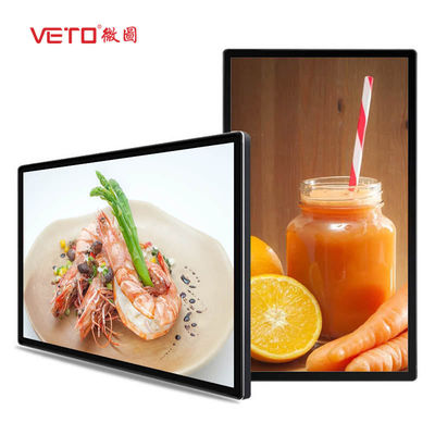 43-49-55-65 Inch Duvar Montajı Dijital İşaretler İç mekan Android Dokunmatik Ekran LCD Reklam Ekranı Asansör için