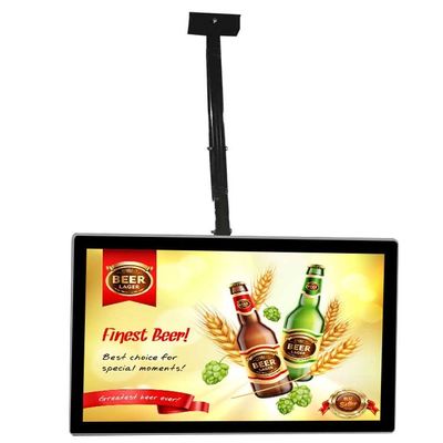 VETO Android Dijital Menü Ekranları Çift taraflı Asılı Duvar Montajlı HD Reklam LCD Ekranı 43 49 55 Inch