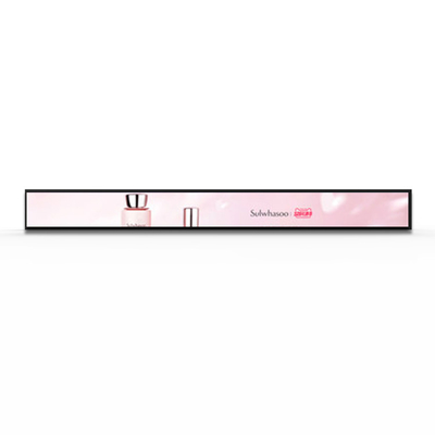 VETO Customisizd Boyut 4K Genişletilmiş Rafa LCD Ekranı Ultra İnce Çubuk LCD Panel Perakende Mağazası için